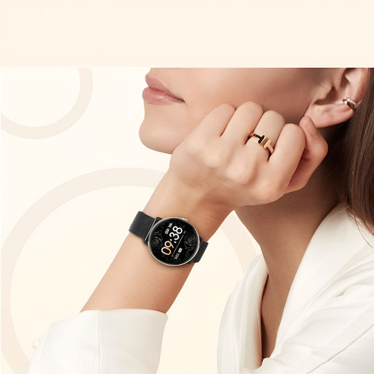 Vichema Tech Smartwatch Full Touch Amoled Hd Screen 1.43 Inch Bluetooth 5.3 Ip68 120+ Sports Modes Health Monitoring 200+ Watch Faces Voice Assistant Remote Control Notifications vue 6