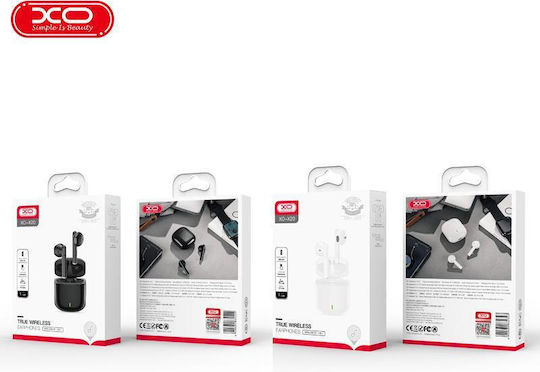 XO X20 Square Ring TWS In-ear Bluetooth Handsfree Earphones with Charging Case White view 5