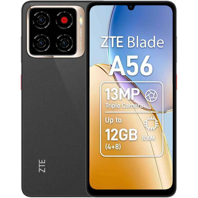 ZTE Blade A56 Dual SIM (4GB/64GB) Celestial Black view 1