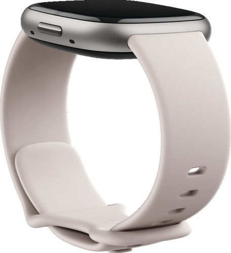 Fitbit Sense 2 Aluminium Waterproof Smartwatch with Heart Rate Monitor (Silver / White) view 3