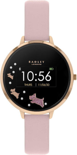 Radley London Aluminium 38mm Smartwatch (Pink) view 1