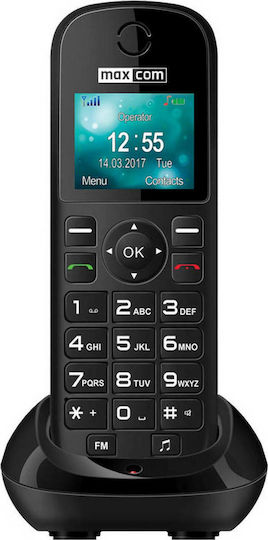 MaxCom MM35D Single SIM Mobile with Buttons Black
