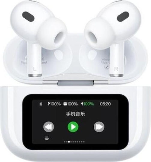 WK WS-26 In-ear Bluetooth Handsfree Earphones with Charging Case White view 1