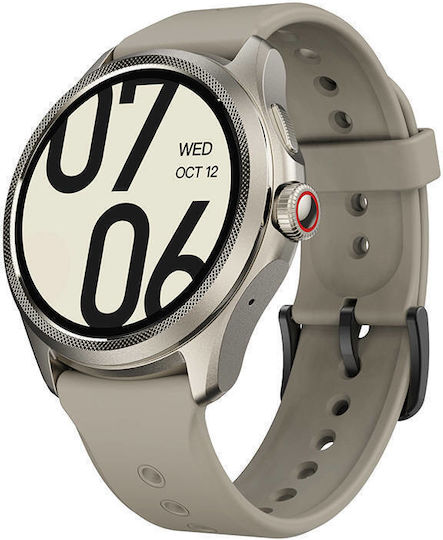 Ticwatch Pro 5 Aluminium 48mm Waterproof Smartwatch with Heart Rate Monitor (Sandstone)