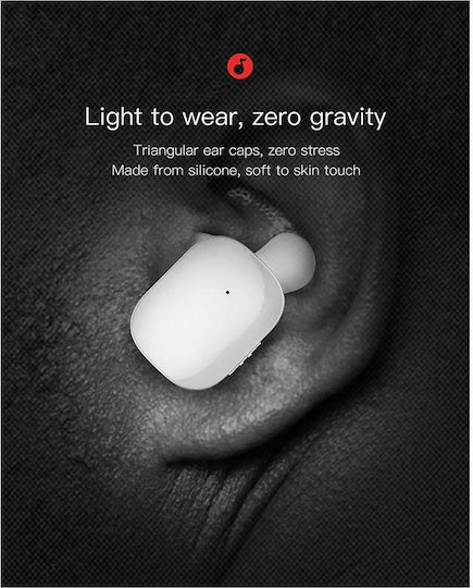 Baseus Encok W02 In-ear Bluetooth Handsfree Earphone White view 5