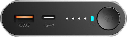 RealPower PB-20000PD Pro Power Bank 20000mAh with USB-A Port and USB-C Port Quick Charge 3.0 Silver view 2