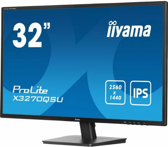 Iiyama Prolite X3270QSU-B1 IPS Monitor 31.5" QHD 2560x1440 with Response Time 3ms GTG