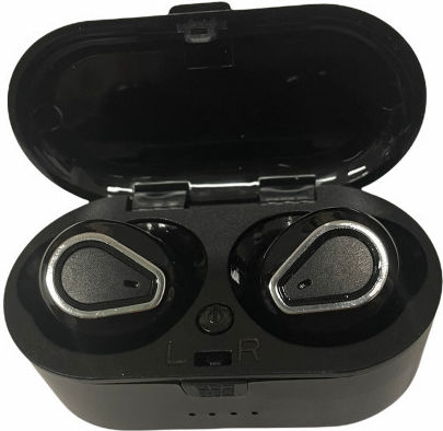 In-ear Bluetooth Handsfree Earphones with Charging Case Black view 2