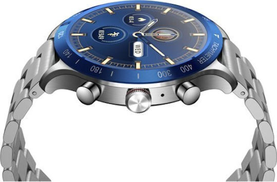 Riversong Motive 9 Max Smartwatch with Heart Rate Monitor (Silver) view 3
