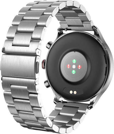 Riversong Motive 9 Max Smartwatch with Heart Rate Monitor (Silver) view 8