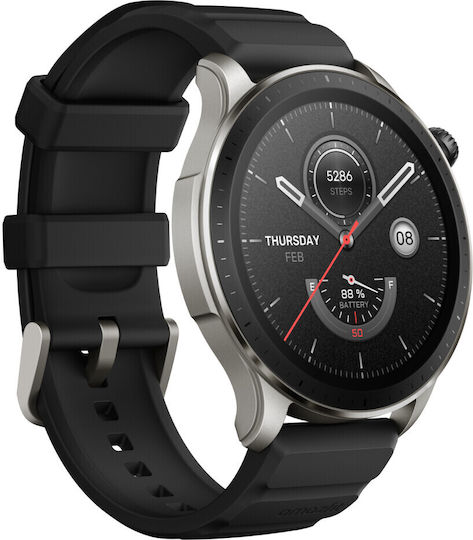 Amazfit GTR 4 46mm Waterproof Smartwatch with Heart Rate Monitor (Black) view 3