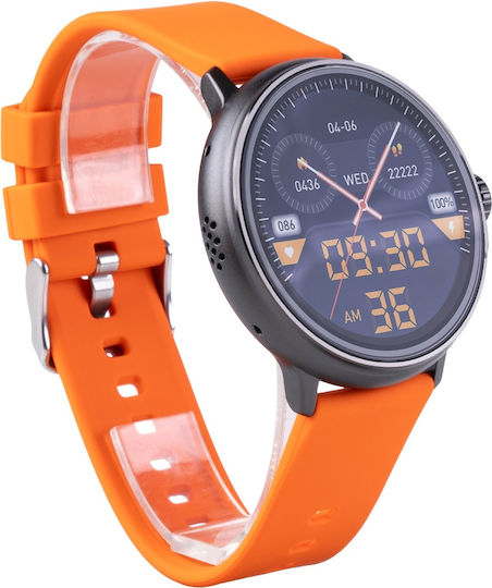 Vivax Life PRO2 Aluminium Smartwatch with Heart Rate Monitor (Orange) view 2