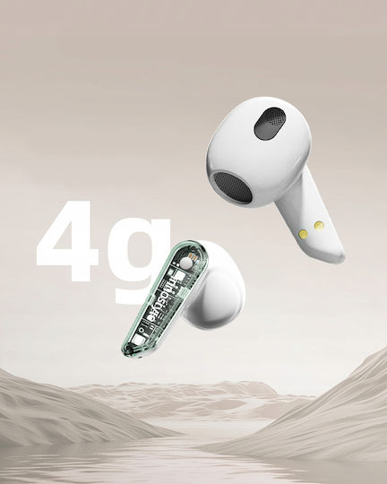 Innostyle AT-10GN In-ear Bluetooth Handsfree Earphones with Charging Case Green vue 2