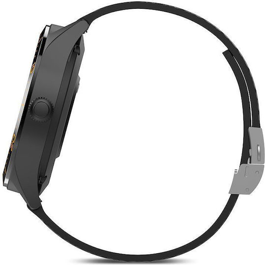 Forever ICON 2 AW-110 42mm Smartwatch with Heart Rate Monitor (Black) vue 3