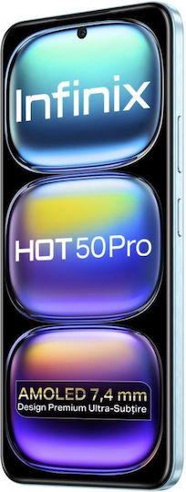Infinix HOT 50 Pro Dual SIM (8GB/256GB) Glacier Blue view 4