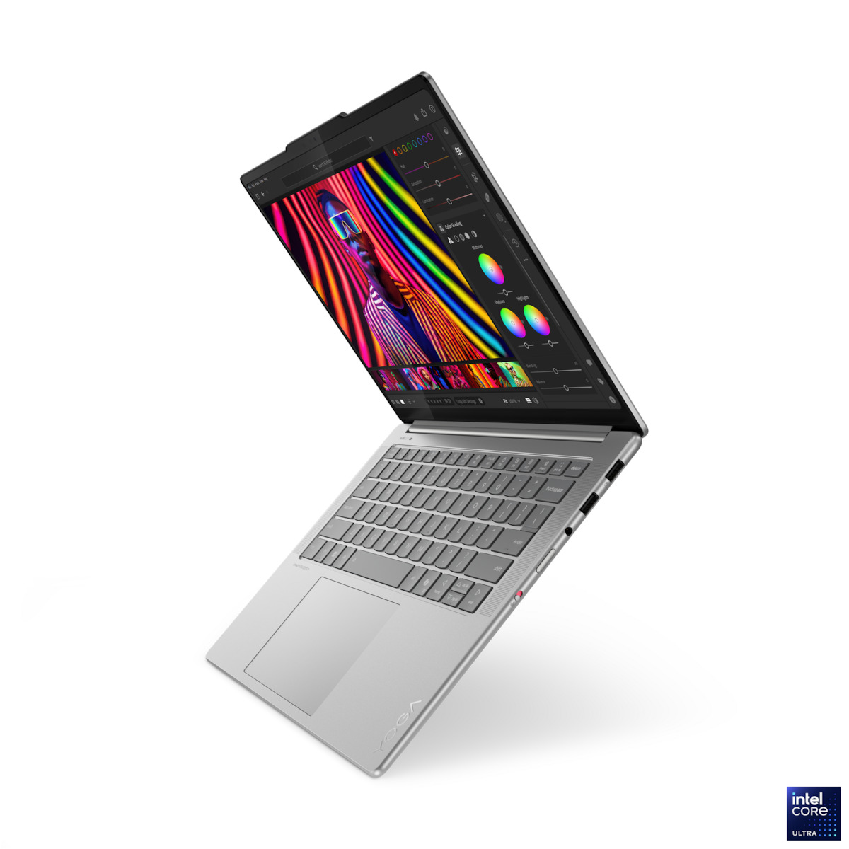 Lenovo Yoga Pro 7 14IAH10 14.5" OLED Touchscreen 120Hz (Ultra 9-285H/32GB/1TB SSD/W11 Home) Luna Grey (GR Keyboard) Ansicht 4