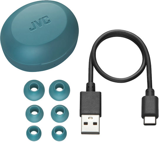 JVC Gumy Mini True Wireless In-ear Bluetooth Handsfree Earphones with Sweat Resistance and Charging Case Matcha Green view 3