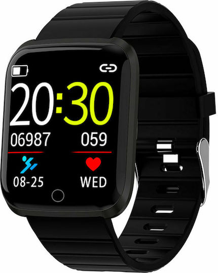 Denver SW-152 Smartwatch with Heart Rate Monitor (Black)