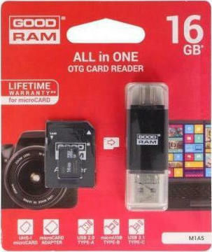 GoodRAM M1A4 microSDHC 16GB U1 UHS-I 100MB/s with USB Reader view 6