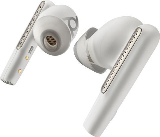 Poly Voyager Free 60 UC + BT700 USB-A Adapter + Basic Charge Case In-ear Bluetooth Handsfree Earphones with Charging Case White Sand view 2