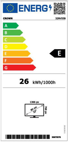 Crown Television 32" HD Ready LED 32NV55B (2023) view 3