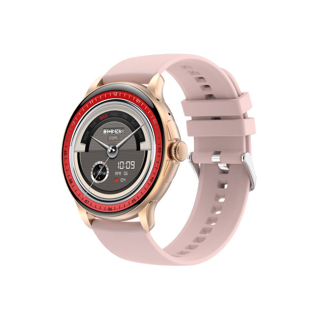 Eko Timelapse Aluminium Smartwatch with Heart Rate Monitor (Pink) view 2