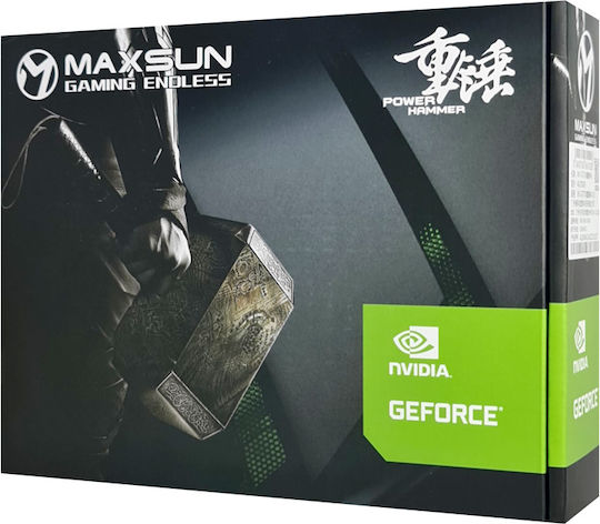 Maxsun GeForce GT 710 2GB GDDR3 Power Hammer II Graphics Card view 3