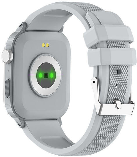 Colmi M41 Smartwatch with Heart Rate Monitor (Silver) view 3