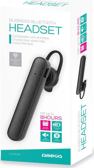 Omega OUSR640B In-ear Bluetooth Handsfree Earphone Black view 3