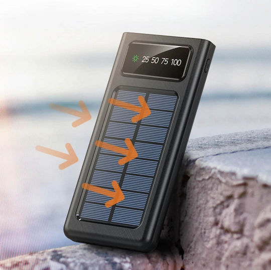 Viaking Y179 Solar Power Bank 10000mAh Black view 5