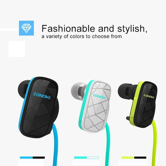 Zonoki B93 In-ear Bluetooth Handsfree Earphones Green view 7