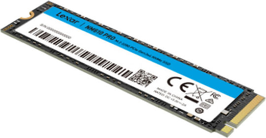 Lexar NM610PRO SSD 500GB M.2 Type with PCI Express 3.0 Connection LNM610P500G-RNNNG vue 4
