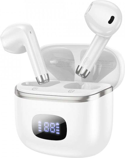 Hoco EQ1 Earbud / In-ear Bluetooth Handsfree Earphones with Charging Case White view 4