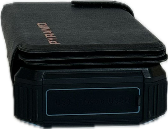 Pyramid International Solar Power Bank 20000mAh 15W with 2 USB-A Ports and USB-C Port view 7