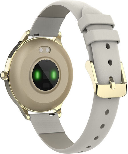 Forever Velora SB-306 38mm Smartwatch with Heart Rate Monitor (Gold) view 2