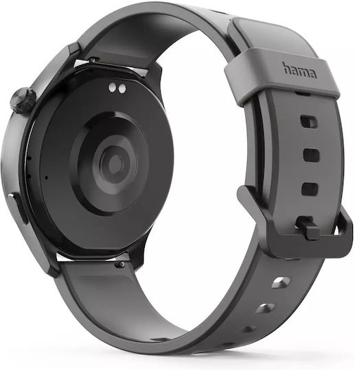HAMA 9000 47mm Smartwatch with SIM and Heart Rate Monitor (Gray) view 9
