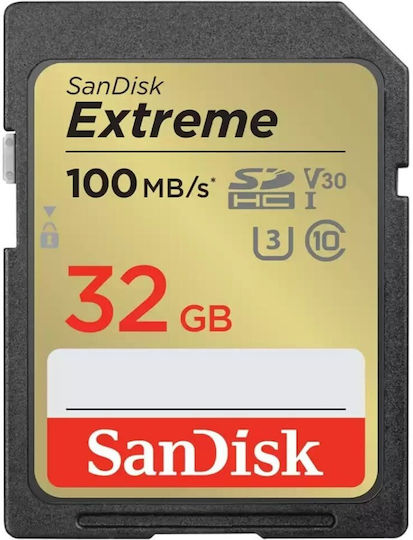 Sandisk Extreme SDHC 32GB Class 10 U3 V30 UHS-I