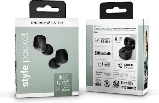 Energy Sistem Style Pocket In-ear Bluetooth Handsfree Earphones with Charging Case Space vista 4