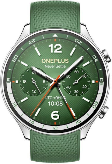 OnePlus Watch 2R 47mm with Heart Rate Monitor (Green) view 2