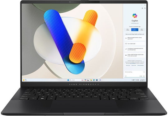 Asus Vivobook S 14 S5406SA-PP041W 14" OLED 120Hz (Ultra 7-258V/32GB/1TB SSD/W11 Home) Neutral Black (International English Keyboard) view 1