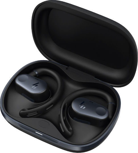 Edifier Comfo Flex Open Ear Bluetooth Handsfree Earphones with Sweat Resistance and Charging Case Black view 8