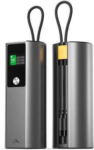 Alogic Ark Pro Power Bank 27600mAh 160W with USB-A Port and 2 USB-C Power Delivery Ports Gray