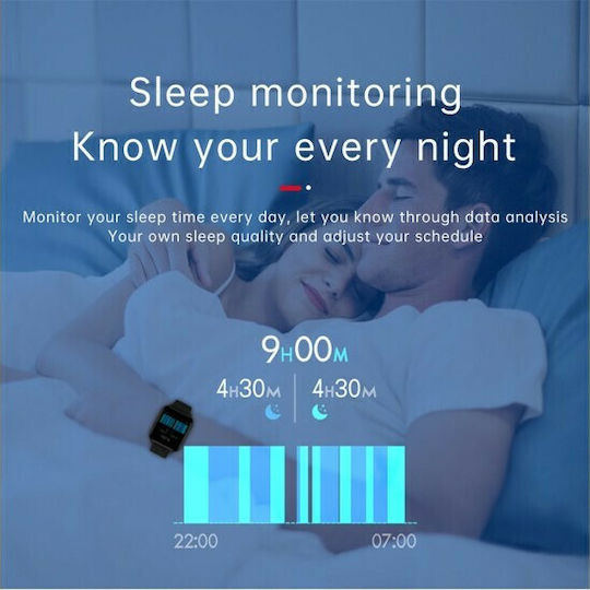 T82 Smartwatch with Heart Rate Monitor (White) vista 6