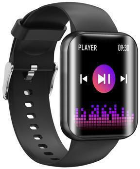 NK21 Smartwatch with Heart Rate Monitor (Black) view 2