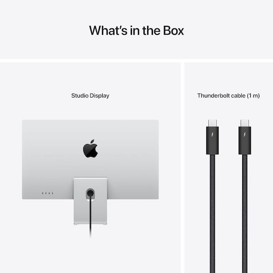 Apple Studio Display Monitor 27" 5120x2880 Tilt-Height Adjustable NanoTexture Glass Stand view 2