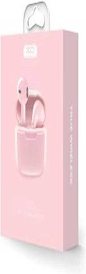 XO X23 TWS Earbud Bluetooth Handsfree Earphones with Charging Case Pink view 3