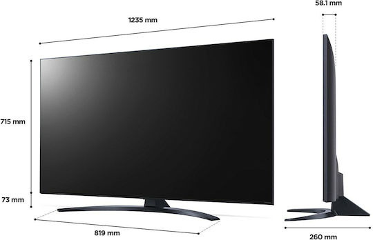 LG Smart Television 55" 4K UHD LED 55NANO766QA HDR (2022) view 4