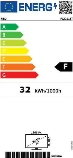 F&U Television 32" HD Ready LED FL32111T (2020) view 3