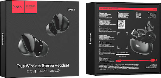 Hoco EW17 Amusement In-ear Bluetooth Handsfree Earphones with Charging Case Black view 5
