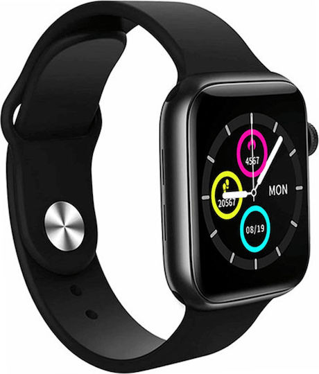 T500 Plus Smartwatch with Heart Rate Monitor (Black) view 3